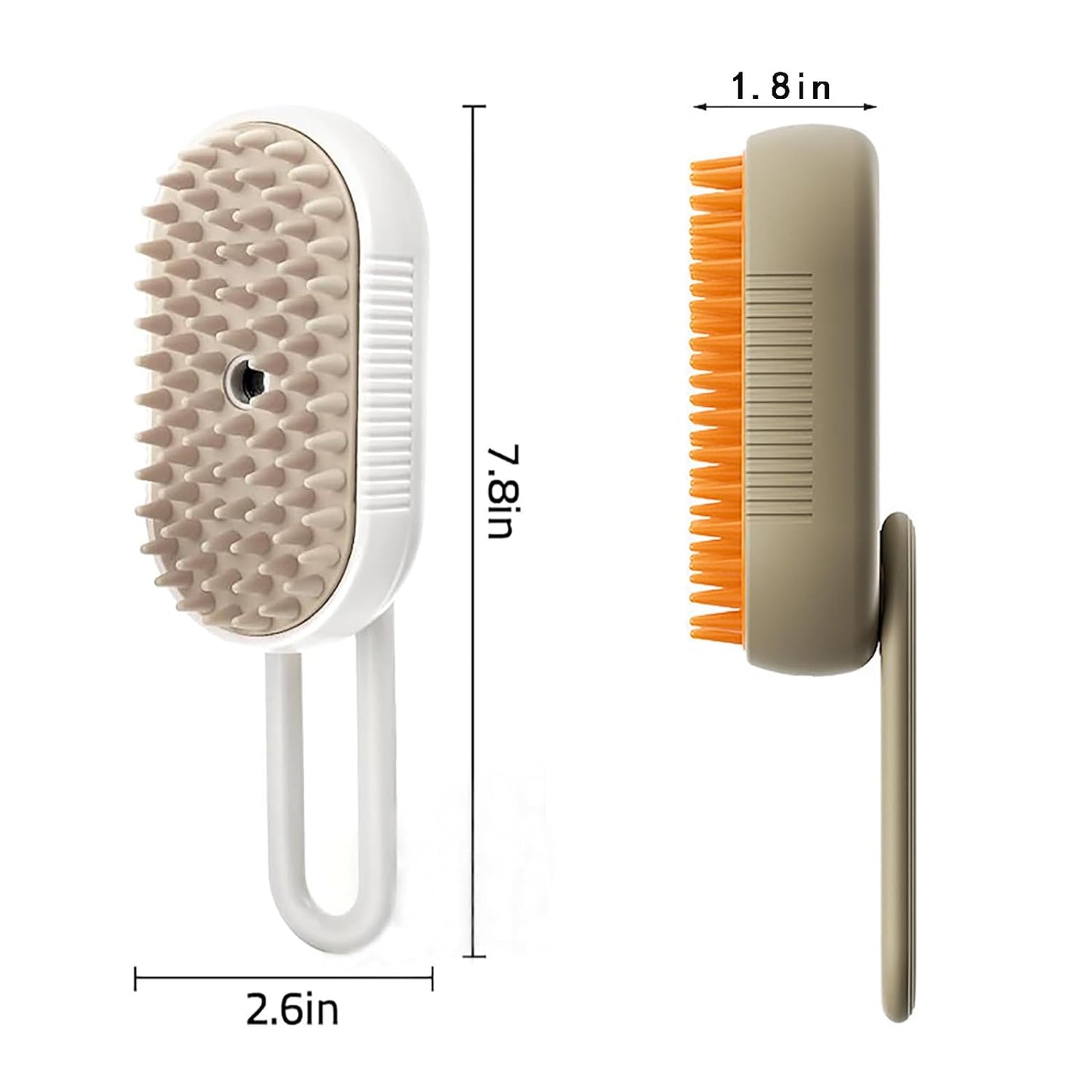 Cepillo y Masajeador de Vapor Perros y Gatos