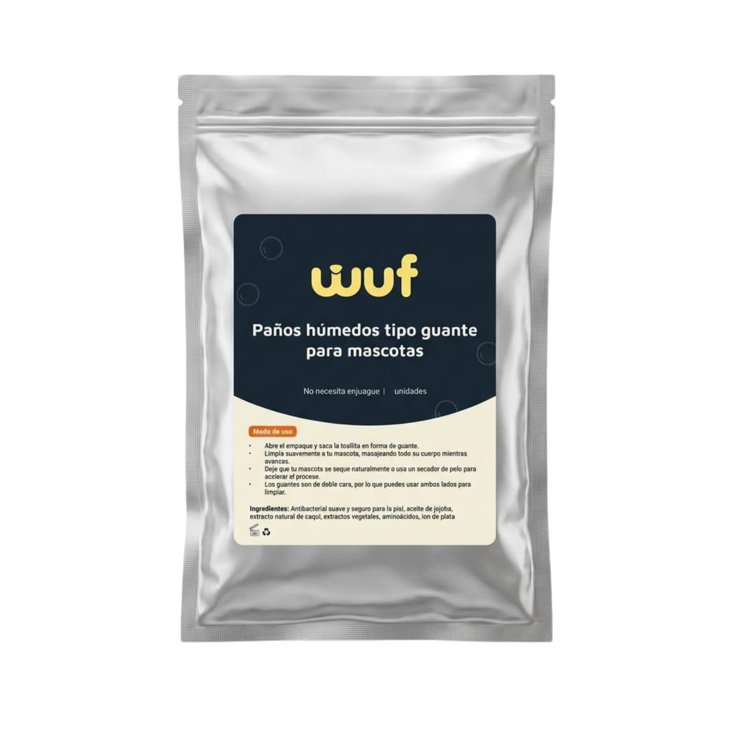 Paños Guantes para Baño WUF