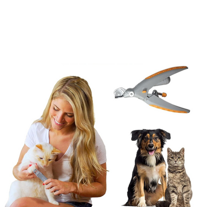 Cortauñas Con Luz LED para Perros y Gatos