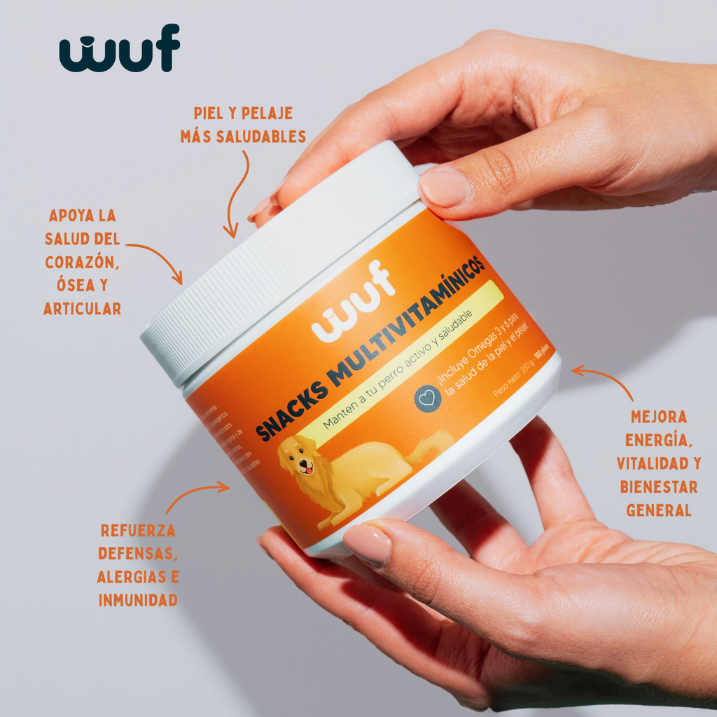 Snacks Multivitamínicos para Perros WUF