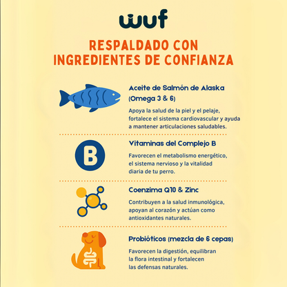 Snacks Multivitamínicos para Perros WUF