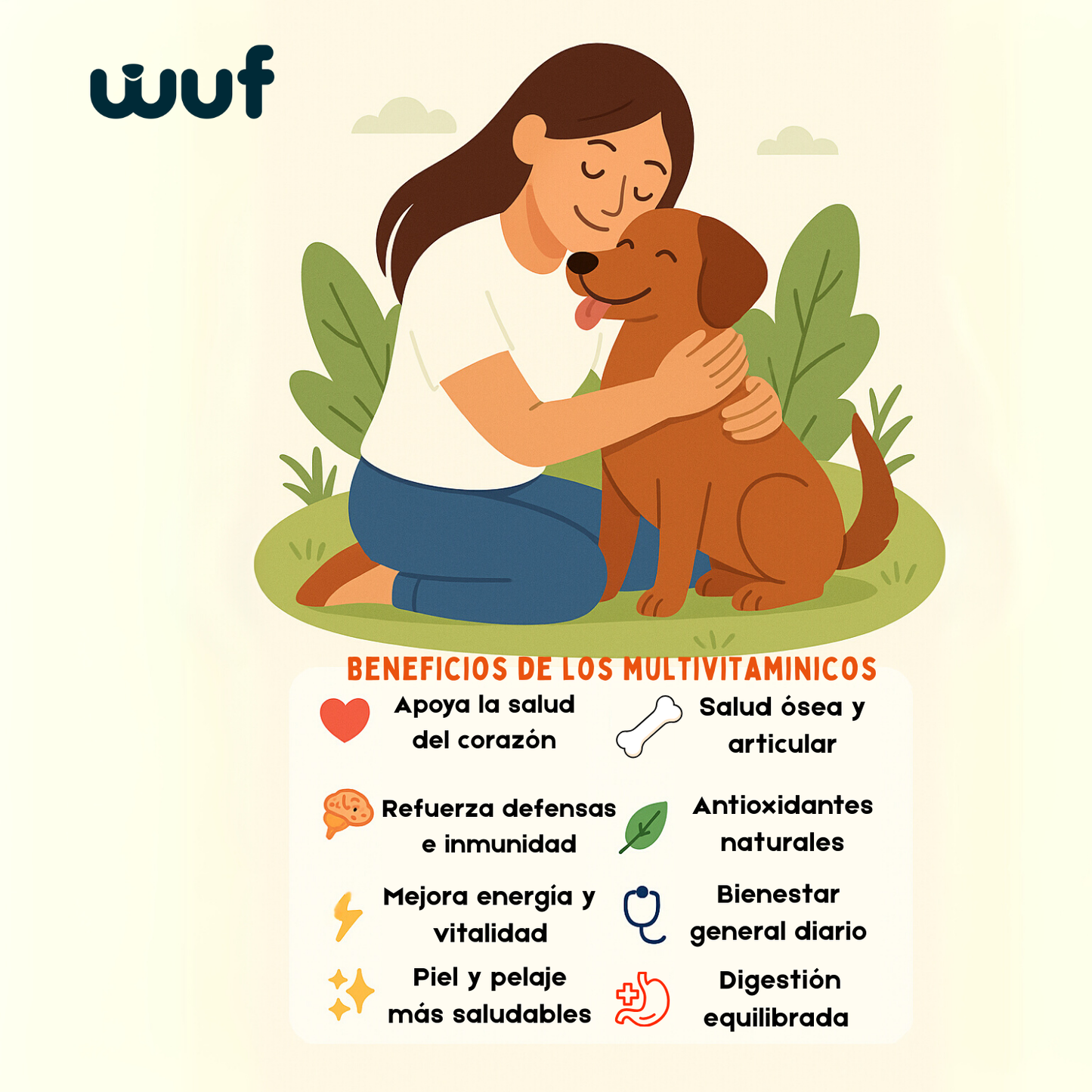 Snacks Multivitamínicos para Perros WUF