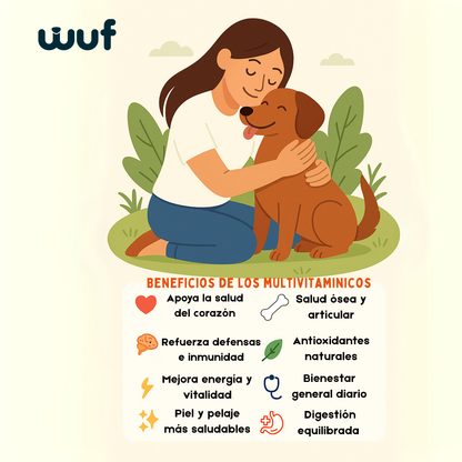 Snacks Multivitamínicos para Perros WUF