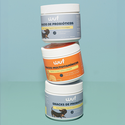 Snacks Probióticos para perros WUF