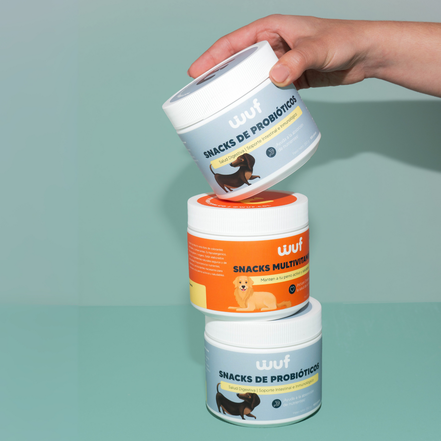 Snacks Probióticos para perros WUF