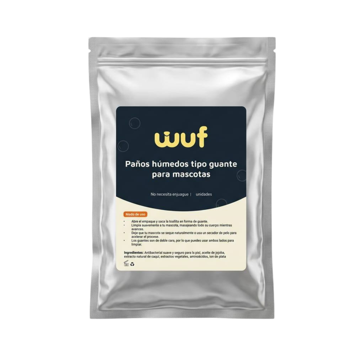 Paños Guantes para Baño WUF